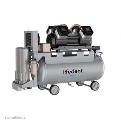 Lifedent SS220 компрессор для 5-ти стоматологических  установок, с осушителем, 100 л, 280 л/мин